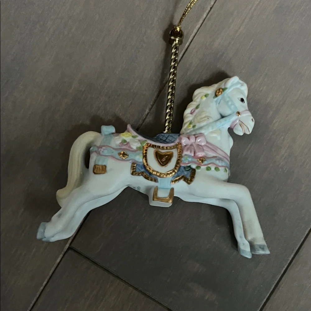Lenox Christmas Carousel Animal Collection - Lion, Zebra, Reindeer and Horse - Picture 12 of 15